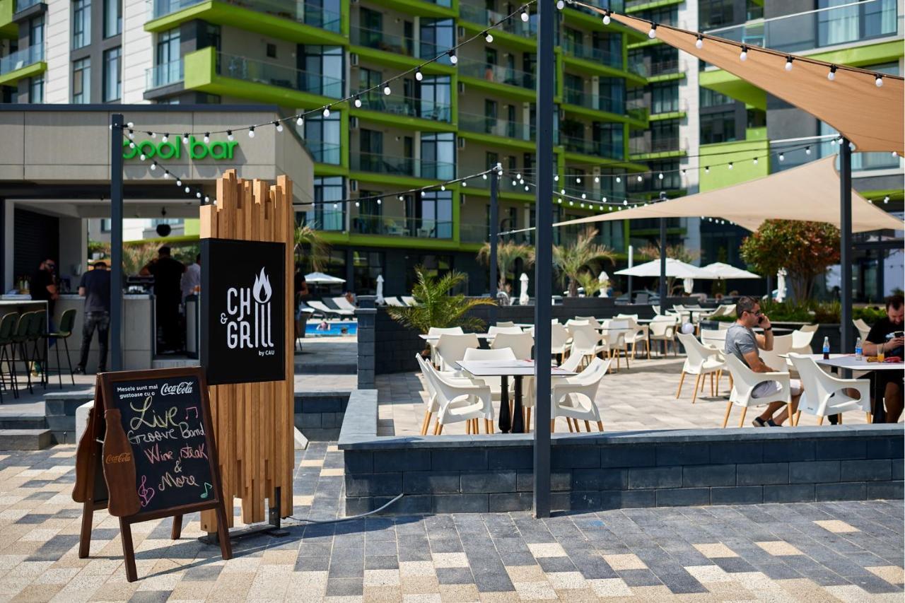 Cristalex Studio Aparthotel Pool & Spa Mamaia Nord Năvodari Exteriör bild