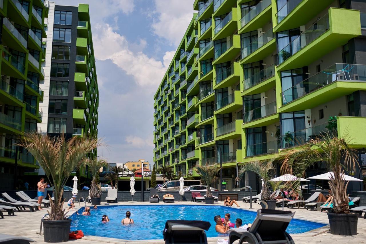 Cristalex Studio Aparthotel Pool & Spa Mamaia Nord Năvodari Exteriör bild